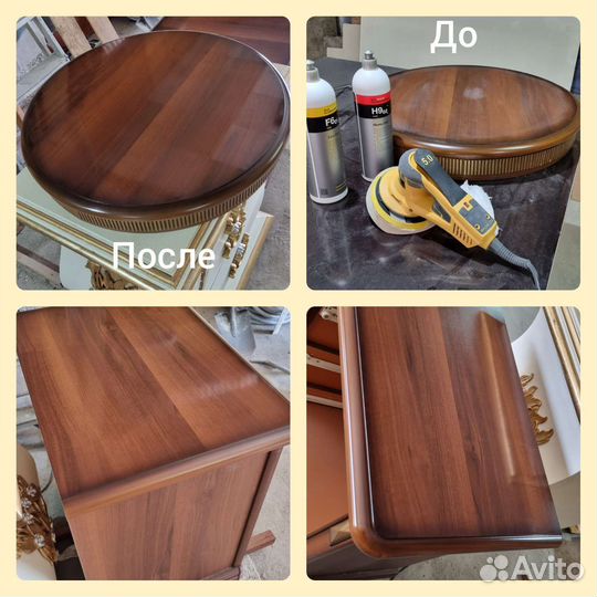 Покраска мебельных фасадов. Ремонт мебели