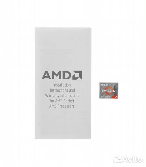 Процессор AMD Ryzen 7 7700X, BOX, без кулера