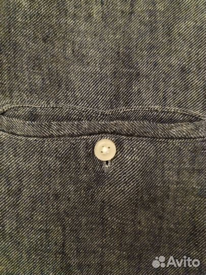 Мужская льняная рубашка р.L