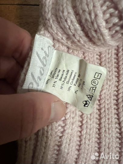 Шарф детский зимний и шапка комплект