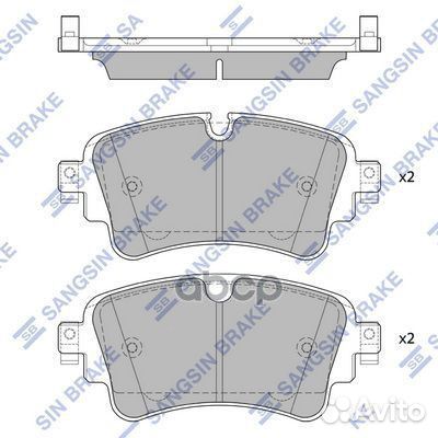 Колодки задние audi A4 (B9), Q7 (4M) 2015, Q5