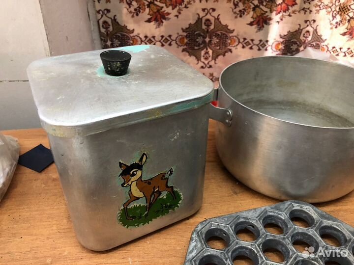 Кастрюля сковородка коробка алюминиевая