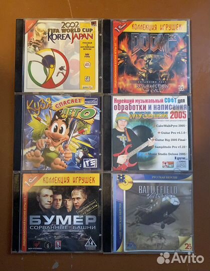 CD диски с играми для пк