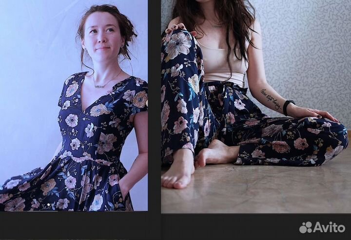 Отрезы тканей вискоза, трикотаж