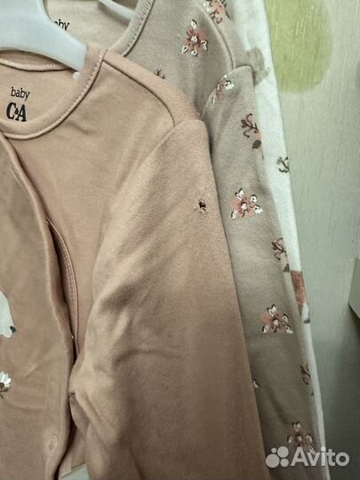 Слипы C&A для девочек 80р(9-12м)
