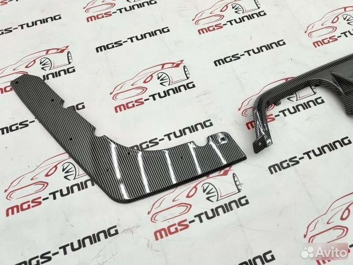 Диффузор M-Performance аквапринт BMW M3 M4 F80 F82