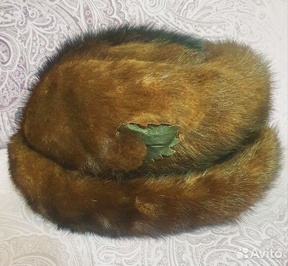 Шапка норковая женская