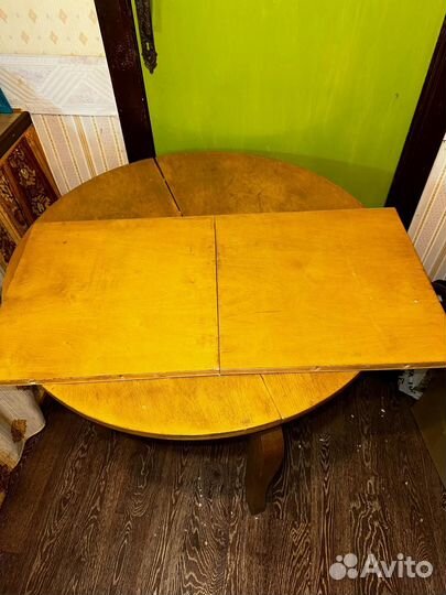 Стол круглый раздвижной диаметр 92 см