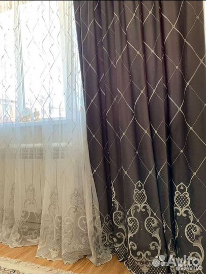 Шторы тюль метражом