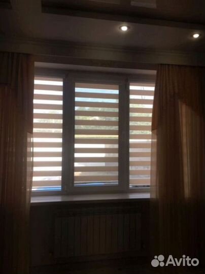 Рулонные шторы день ночь зебра T441M-Q07336