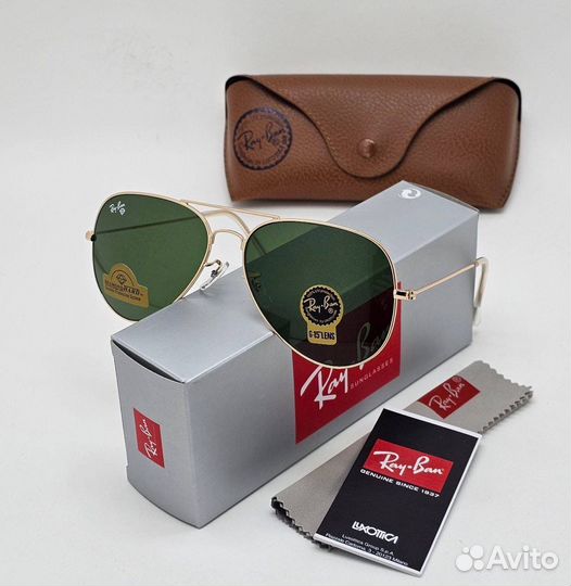 Солнцезащитные очки ray ban aviator premium