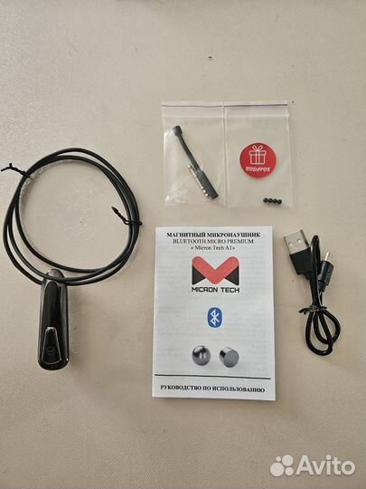 Микронаушник bluetooth Micro Tech