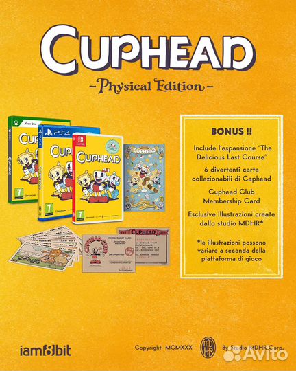 Cuphead: Physical Edition Nintendo Switch, русские