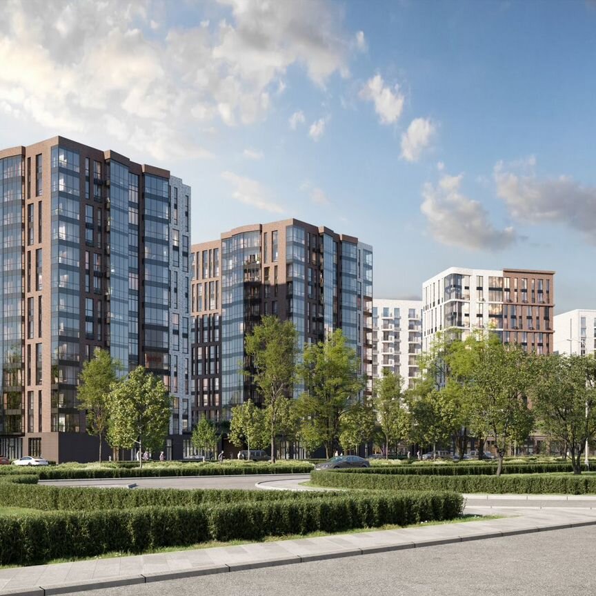 2-к. квартира, 59,4 м², 9/13 эт.