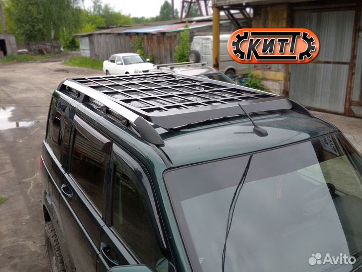 Багажник на УАЗ Патриот (бесшумный, усиленный)