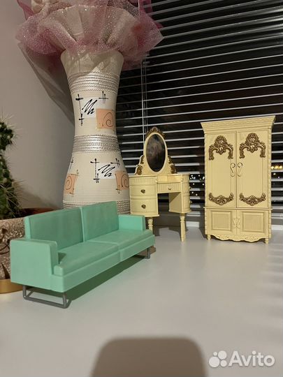 Мебель для кукольного домика барби