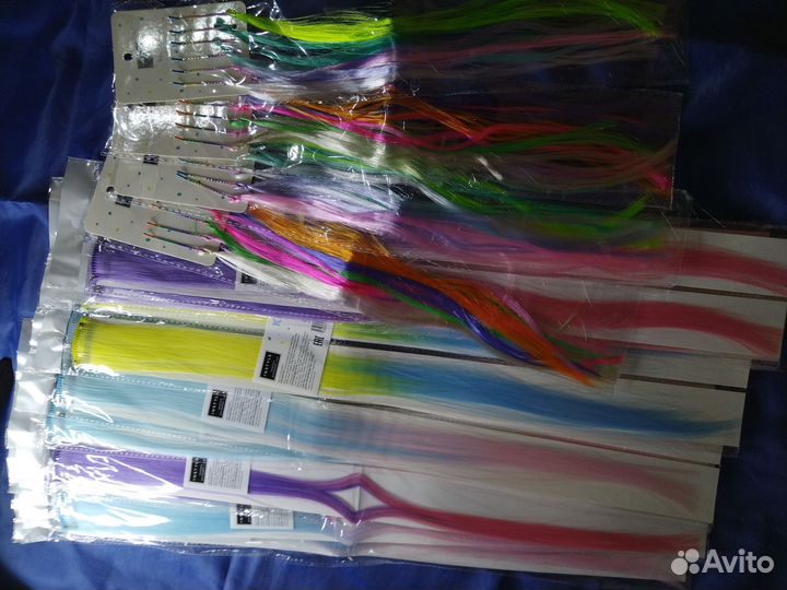 Волосы на заколках