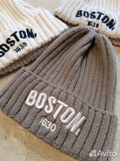 Шапка детская бини boston новая