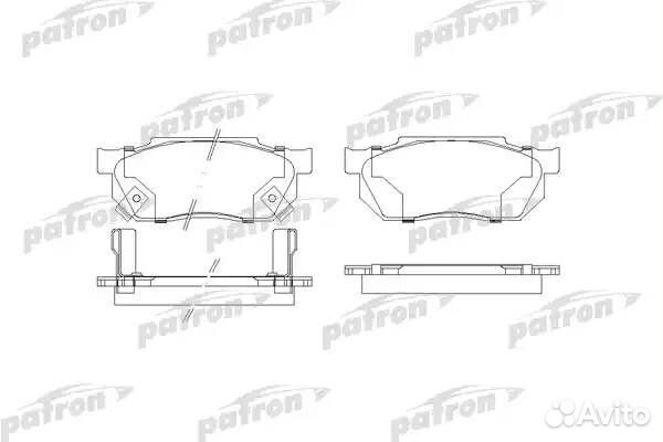 Колодки тормозные дисковые передн honda civic III Hatchback 89-91 CRX II 89-92