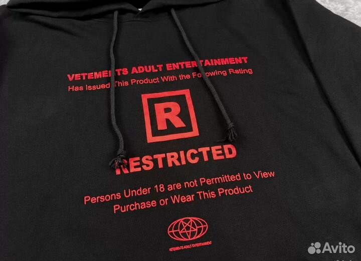 Худи Vetements Restricted