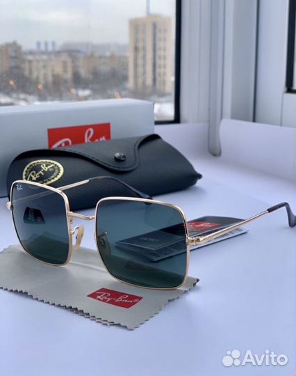 Очки ray ban square черные