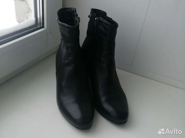 Ботинки жен наткожа, весна-осень на змейке 36 р