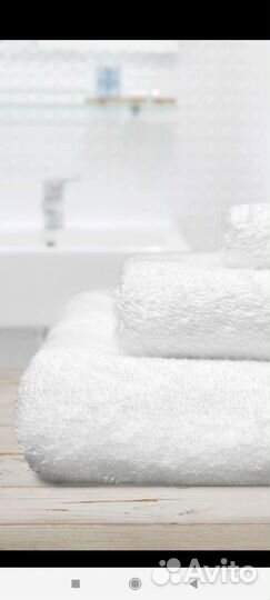 Махровые полотенца новые хлопок белые 70#140