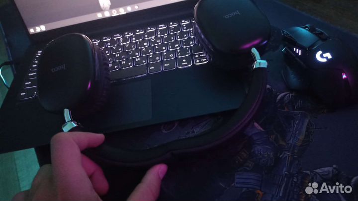 Беспроводные наушники Hoco W35, черный