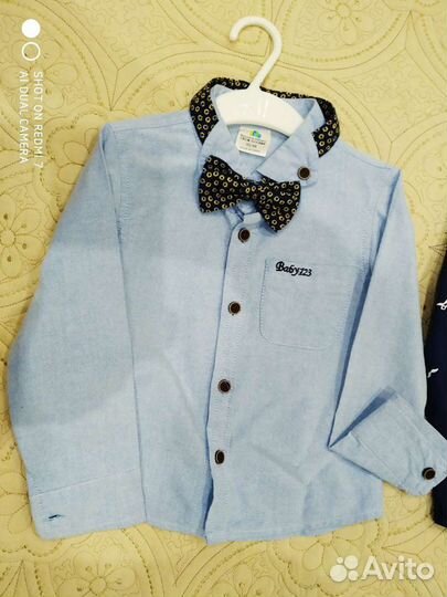 Рубашки для праздника на 2 года