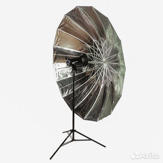 Зонт Slong серебряный на отражение, 180 см