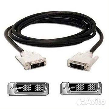 Видео кабель DVI-D - DVI-D (25M/25M) 1.8 м
