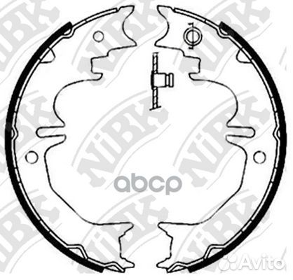 Колодки тормозные барабанные FN0642 NiBK