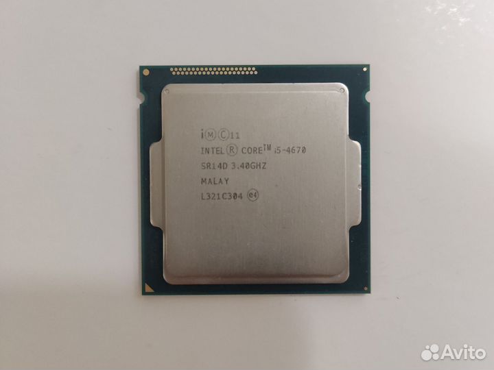 Процессор Intel Core i5 4670 lga 1150