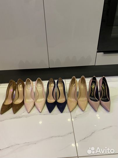 Туфли christian dior, gianvito rossi 37