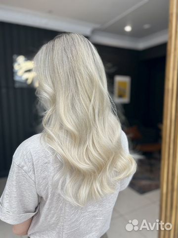 Окрашивание волос блонд