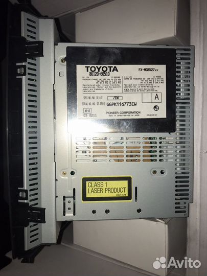 Магнитола на Тойота Ленд Круизер 120