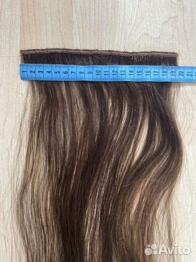 Волосы на заколках натуральные