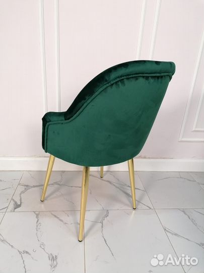 Стул Липари, зеленый бархат