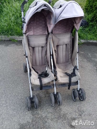 Коляска трость для двойни и погодок