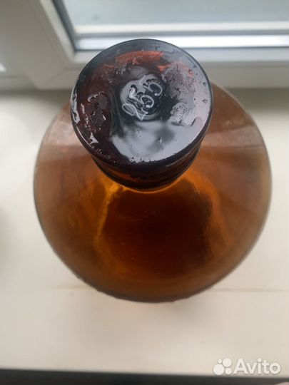 Бутыль стекло 5 литров из-под спирта