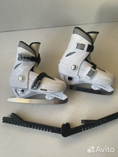 Коньки раздвижные 30 35