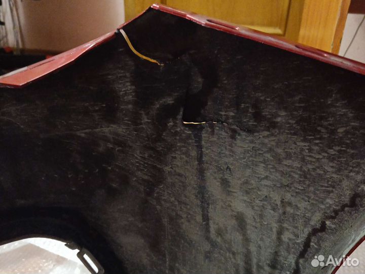 Бампер передний vesta сердолик