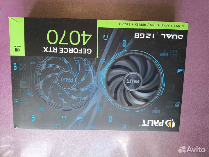 Видеокарта RTX 4070 Palit dual