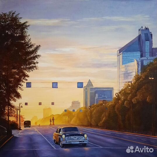 Картина Тюмень. Тёплый вечер