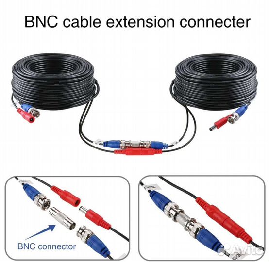 Кабель фирмы annke 30 метров для видеонаблюдения