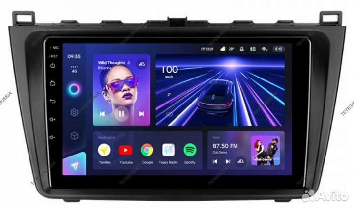 Магнитола Mazda 6 2007-2012 CC3 9