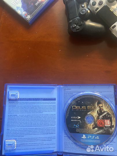 Диски на ps4 deus ex