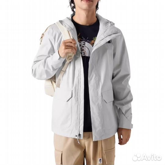 THE north face City Outdoor Collection Windbreaker Jackets Men Gray (xxxl)(92)