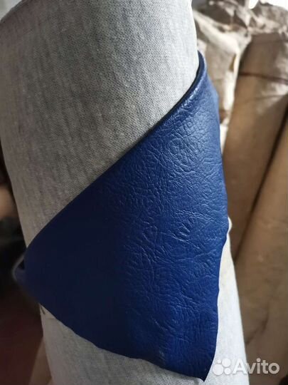 Дермантин СССР синий