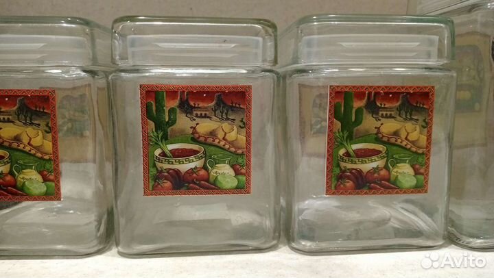 Банки стеклянные для сыпучих продуктов